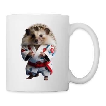 Herisson sportif - Mug blanc - blanc - Droite