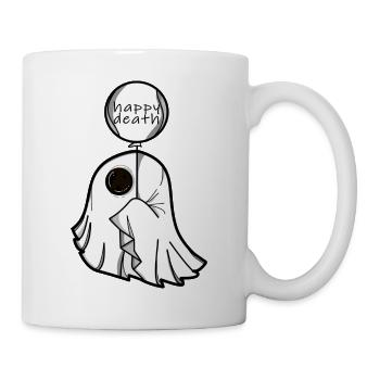 Happy Halloween Ballon Sprite - Tasse - Weiß - Rechts