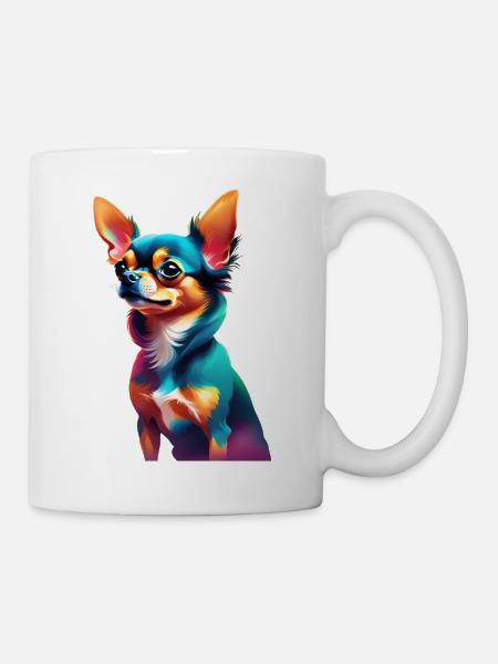 chihuahua - Tasse - Weiß