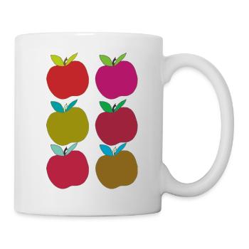 Apel pattern colorful - Mug - white - Right