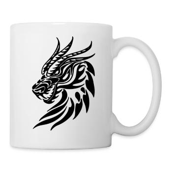 DRAGON - Mug blanc - blanc - Droite
