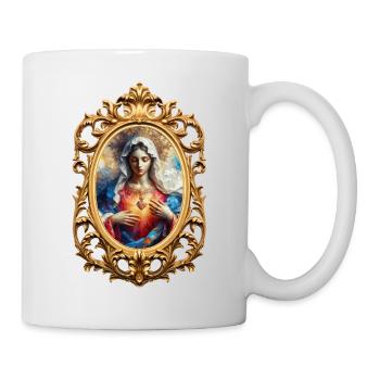 Holly Mary Maria Madonna Mariana Virgin Mary Holy - Mug - white - Right
