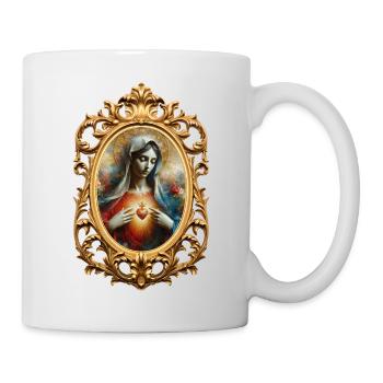 Holly Mary Maria Madonna Mariana Virgin Mary Holy - Mug - white - Right