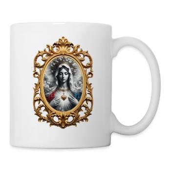 Holly Mary Maria Madonna Mariana Virgin Mary Holy - Mug - white - Right