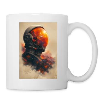 Perdu dans l’espace - Mug blanc - blanc - Droite