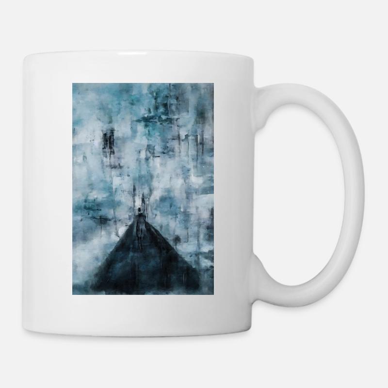 Gefrorene Brücke - Tasse - Weiß