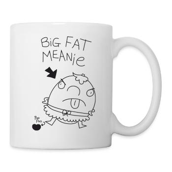 Grosse dicke gemeine Person. - Tasse - Weiß - Rechts