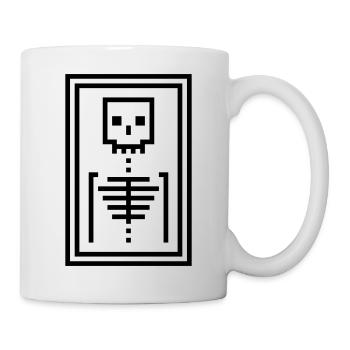 Knochen - Tasse - Weiß - Rechts