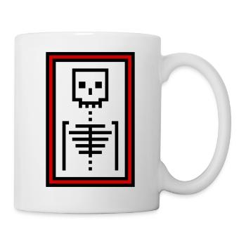 Knochen - Tasse - Weiß - Rechts