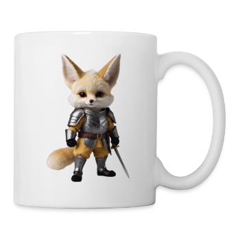 Fennec Ritter Schwert 3 - Tasse - Weiß - Rechts