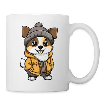 Berger Australien Chien Hiver - Mug blanc - blanc - Droite