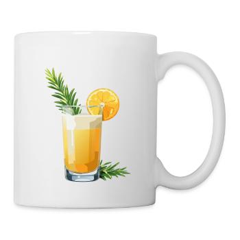 Cocktail - Bartender - Tasse - Weiß - Rechts
