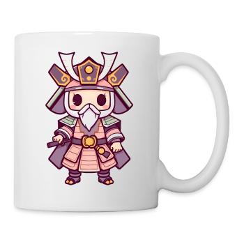 Wise Samurai in Regal Pink Armor - Mug - white - Right