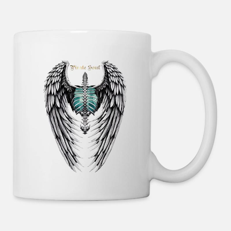 WINGS PIRATE - Mug blanc - blanc