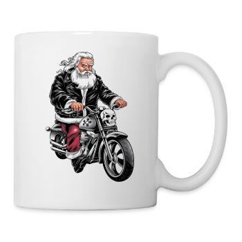 Le Père Noël arrive en ville - Mug blanc - blanc - Droite