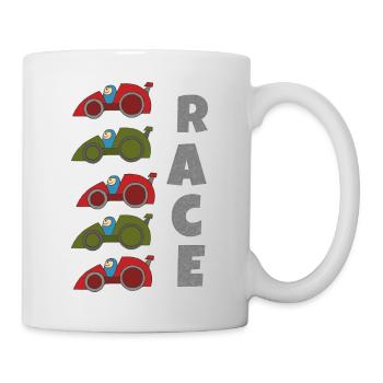 Car Racing Race - Mug - white - Right