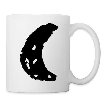 mond - Tasse - Weiß - Rechts
