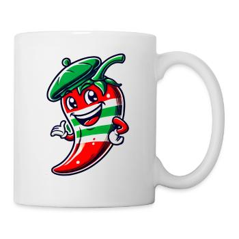 Piment feria bayonne - Mug blanc - blanc - Droite