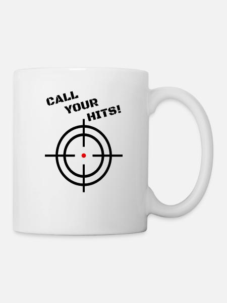 CALL YOUR HITS! - Tasse - Weiß