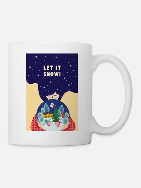 Gifts Snow Poster - Mug - white