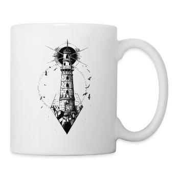 Steadfast Like A Lighthouse - Tasse - Weiß - Rechts