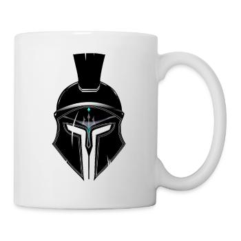 Casque spartan helmet - Mug blanc - blanc - Droite