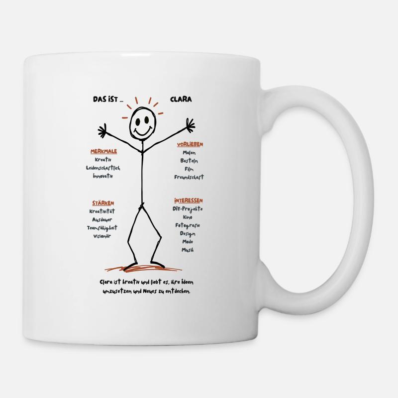 Das ist Clara Innovations-Wunder - Tasse - Weiß