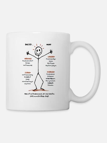 Das ist Noah Familienzauber - Tasse - Weiß