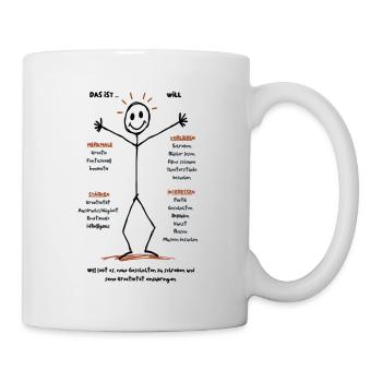 Das ist Will Geschichtenzauber - Tasse - Weiß - Rechts