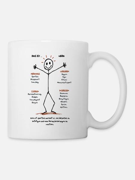 Das ist Vera Sportliche Höhenflüge - Tasse - Weiß
