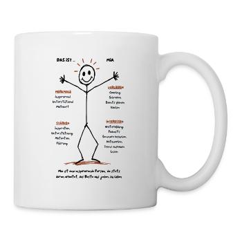 Das ist Mia Inspiration - Tasse - Weiß - Rechts