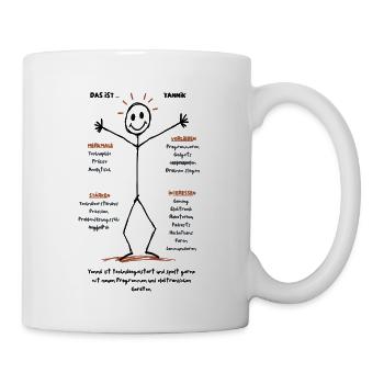 Das ist Yannik Technophile Innovation - Tasse - Weiß - Rechts
