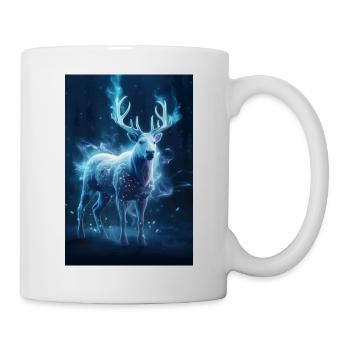 Les bois brillants – Gardiens de la forêt hivernale - Mug blanc - blanc - Droite