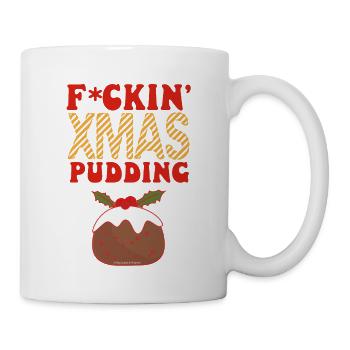 F*CKIN' XMAS PUDDING - NEG DUPREE - Tasse - Weiß - Rechts