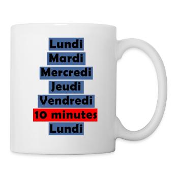 The week in 10 minutes - Mug - white - Right