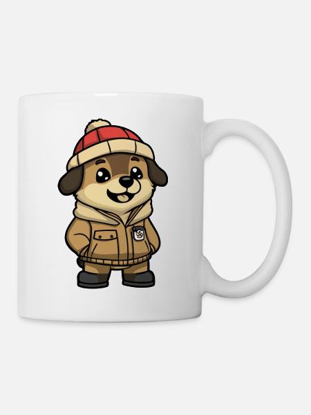Kangal Hund Cartoon - Tasse - Weiß