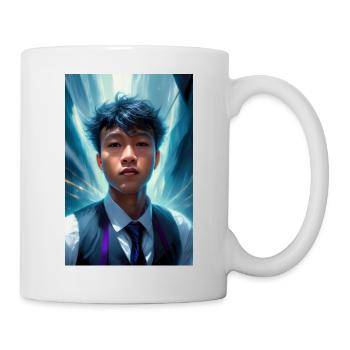 On the way to school - Mug - white - Right