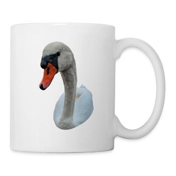 Cygne fixe - Mug blanc - blanc - Droite