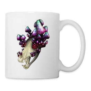 Mushroom Skull - Tasse - Weiß - Rechts