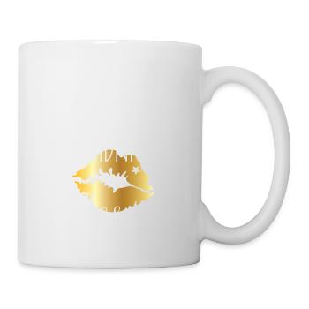 New Year Wishes and Midnight Kisses – New Year's Eve - Mug - white - Right