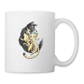 Amitié - Mug blanc - blanc - Droite