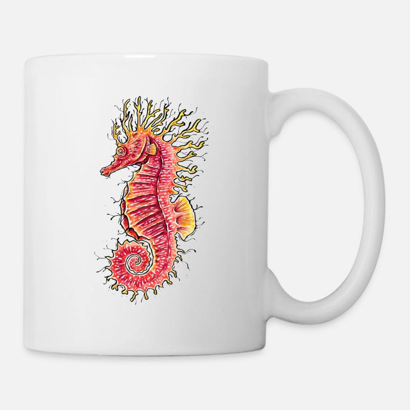 Sea horse - Mug - white