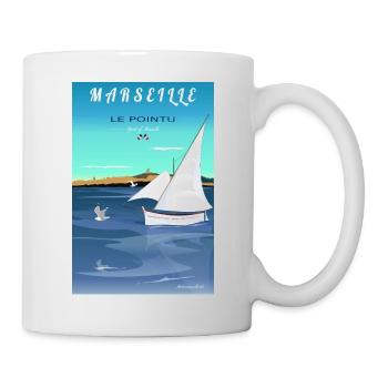 Le Pointu: The nautical soul of Marseille - Art - Mug - white - Right