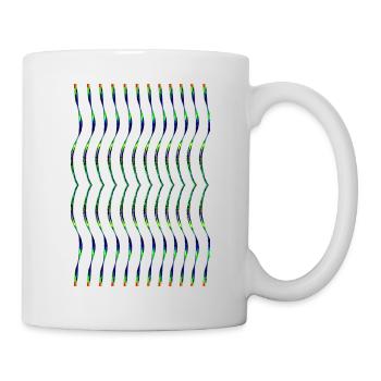 Zickzack - Tasse - Weiß - Rechts