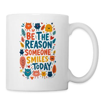 Sei der Grund - Tasse - Weiß - Rechts