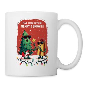 Merry and Bright - Mug - white - Right