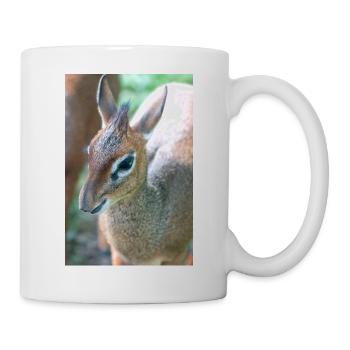 Kirk's dik-dik (in german Kirk-Dikdik Zwergrüssel - Mug - white - Right