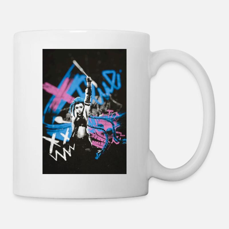 Paint town blue - Mug blanc - blanc