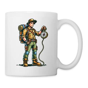 Pfadfinder Abenteuer - Tasse - Weiß - Rechts