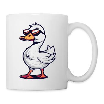 Gans Tier - Tasse - Weiß - Rechts